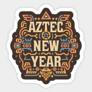 Aztec New Year – March Sticker